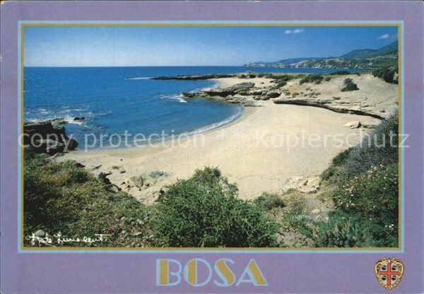 Bosa Marina Panorama Strand Küste