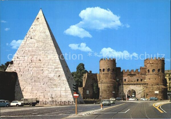 Roma Rom Porta San Paolo Piramide Caio Cestio