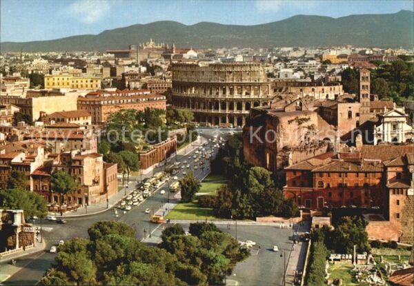 Roma Rom Panorama Kolosseum