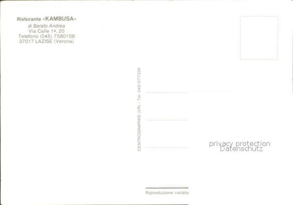 Lazise Lago di Garda Ristorante Kambusa – Bild 2