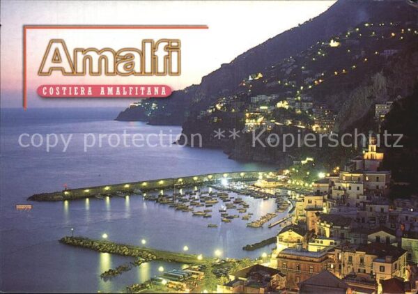 Amalfi Panorama Porto Costiera Amalfitana