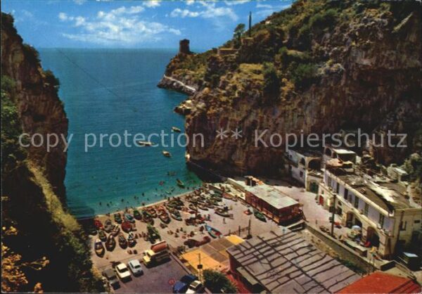 Praia Amalfi Spiggia Costiera Amalfitano Bucht Küste