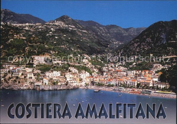 Minori Salerno Vista dal cielo Costiera Amalfitana