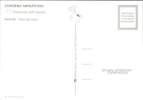Maiori Vista dal mare Costiera Amalfitana – Bild 2