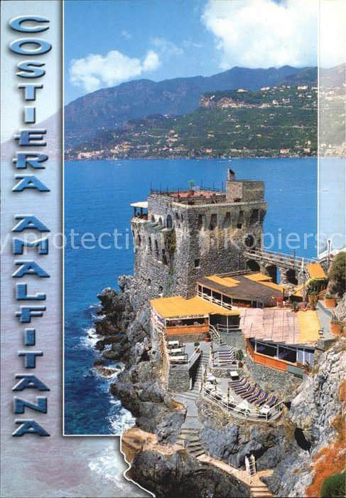 Maiori Torre Aragonese sulla scogliera Costier