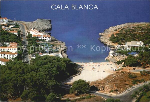 Cala Blanca Strand Bucht Fliegeraufnahme