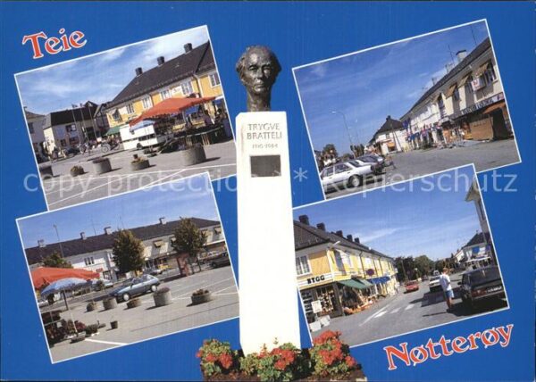 Notteroy Motiver fra tettstedet Monument Denkmal