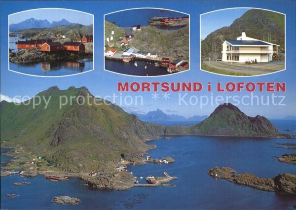 Mortsund Panorama Fliegeraufnahme
