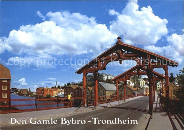 Trondheim Den Gamle Bybro Old Town Bridge