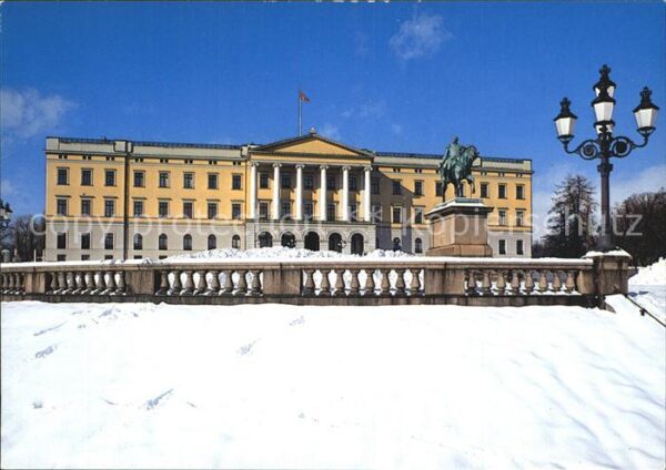 Oslo Norwegen Slottet Schloss