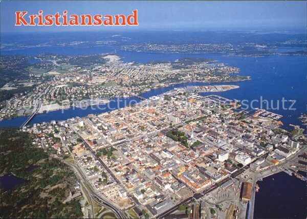 Kristiansand Fliegeraufnahme