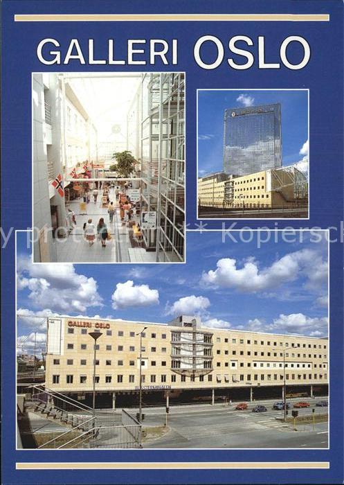 Oslo Norwegen Galleri Hochhaus