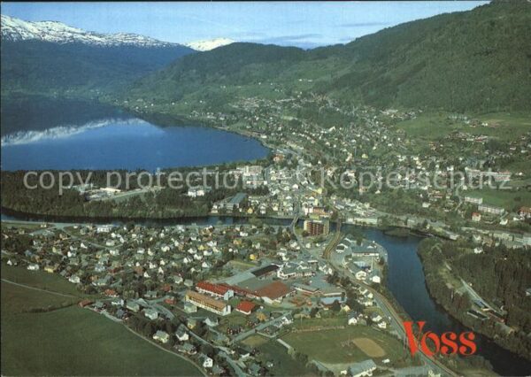 Voss Hordaland Fliegeraufnahme
