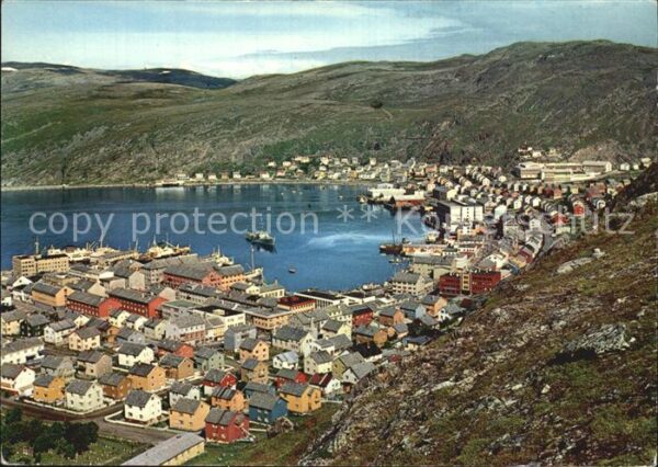 Hammerfest Panorama nothernmost town in the world