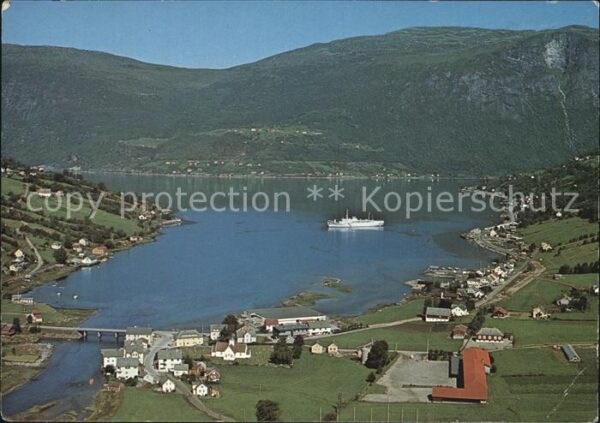 Olden Nordfjord Fjord Fliegeraufnahme
