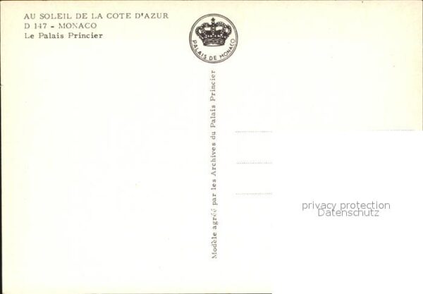 Monaco Palais Princier de la Principaute – Bild 2