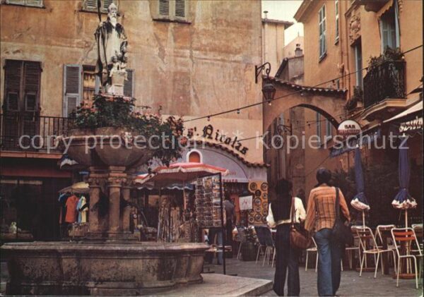 Monaco Place Saint Nicolas Fontaine de la Prin