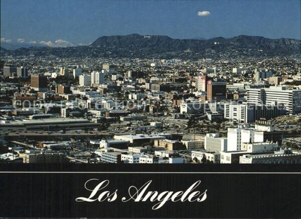 Los Angeles California showing the famous Hollywood sign Griff
