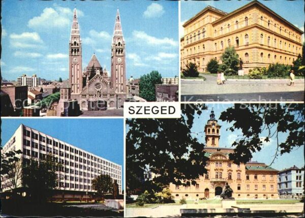 Szeged Votivkirche Rathaus Gebäude