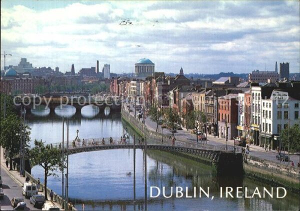 Dublin Ireland Bridges River Liffey