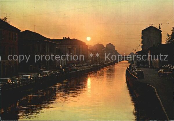 Milano Controluce sul Naviglio Licht und Schat