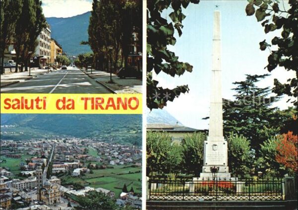 Tirano Strassenpartie Kirche Denkmal