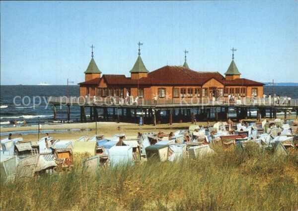 Ahlbeck Ostseebad Seebrücke Technisches Denkmal Strand