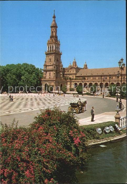 Sevilla Andalucia Plaza de Espana