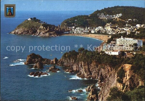 Tossa de Mar Vista general Küste
