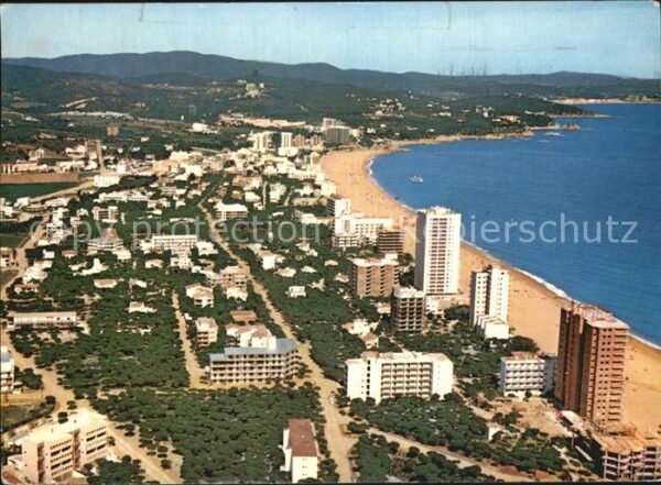 Playa de Aro Cataluna Fliegeraufnahme