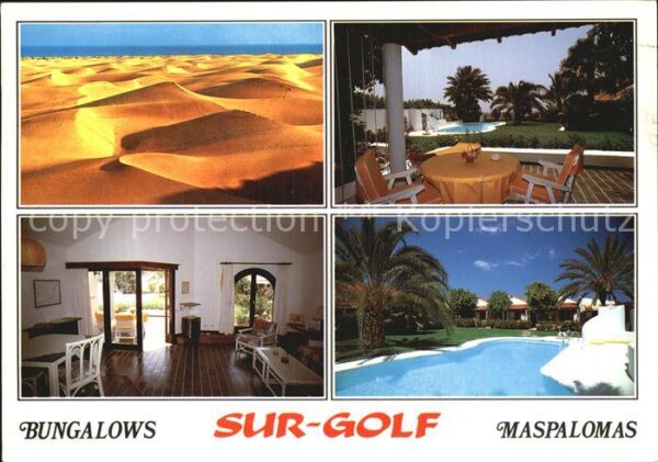 Maspalomas Bungalows Sur Golf Swimming Pool Wüste