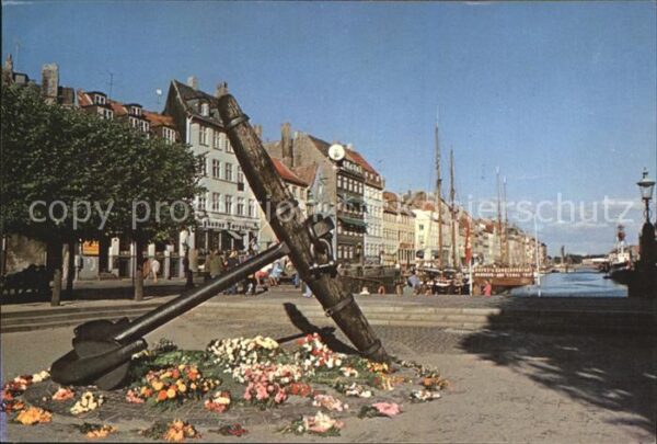 Copenhagen Kobenhavn Nyhavn Hafen Anker