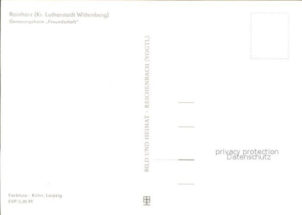 Reinharz Duebener Heide Genesungsheim Freundschaft – Bild 2