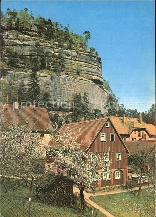 Oybin Teilansicht Kurort Berg Oybin Zittauer