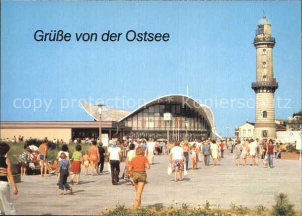 Warnemuende Ostseebad Leuchtturm Technisches Denkmal Konsum G
