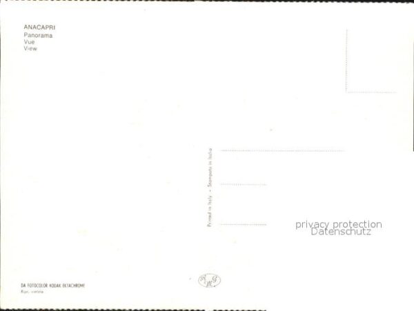 Anacapri Fliegeraufnahme – Bild 2