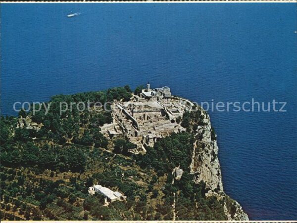 Capri I ruderi di Villa Jovis veduta aerea Ru
