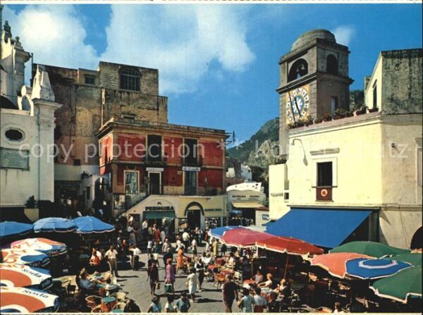 Capri La Piazza Marktplatz