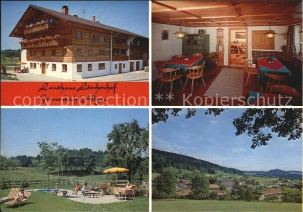 Gruenenbach Allgaeu Landhaus Lärchenhof Landschaftspanorama