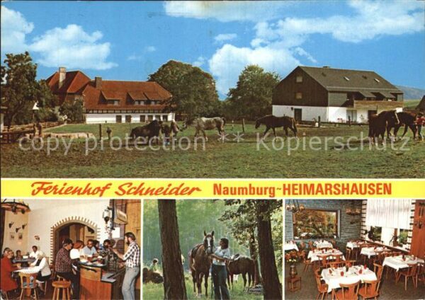 Heimarshausen Ferienhof Schneider Pferde Bar Restaura