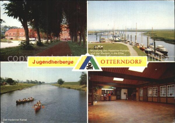 Otterndorf Niederelbe Jugendherberge Mündung Hadelner Kanal M