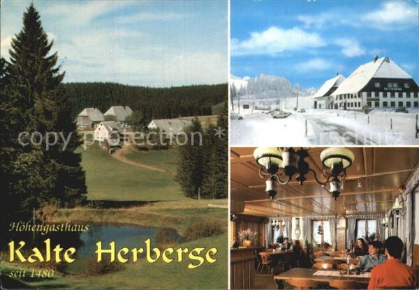 Urach Schwarzwald Höhengasthaus Kalte Herberge im Sommer