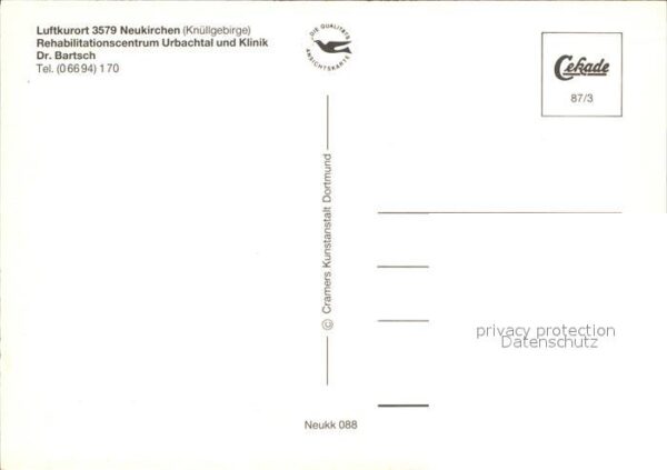 Neukirchen Knuellgebirge Reha Zentrum Klinik Dr Bartsch Luftkuro – Bild 2
