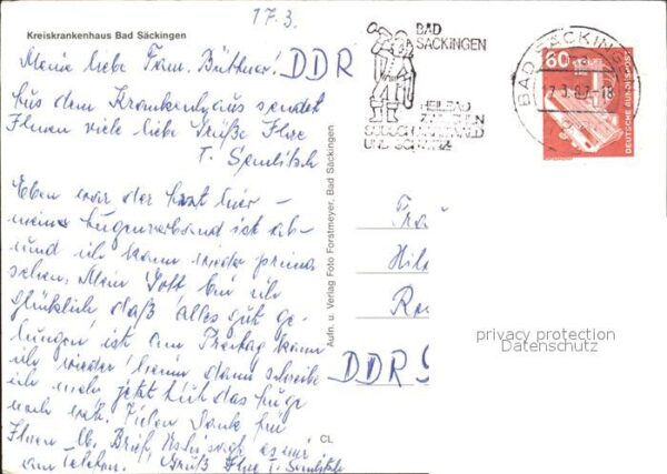 Bad Saeckingen Krankenhaus Park Teich – Bild 2