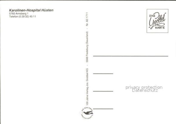 Arnsberg Westfalen Karolinen Hospital Hüsten – Bild 2