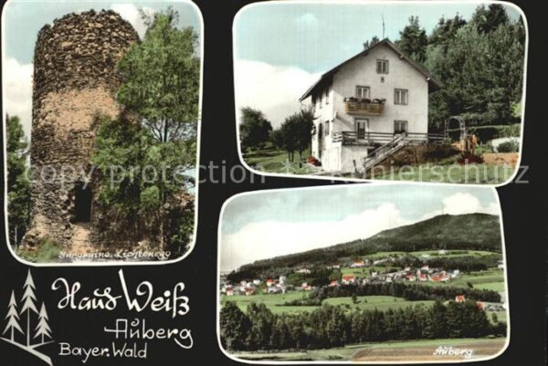 Auberg Rimbach Burgruine Lichtenegg Pension Haus Weiss
