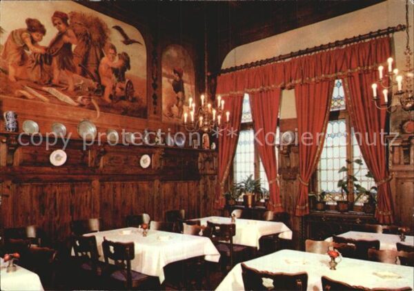 Fulda Hotel zum Ritter Restaurant Wandgemälde