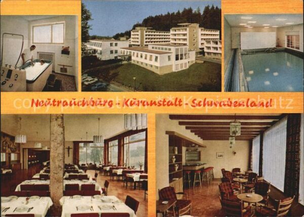 Neutrauchburg Kuranstalt Schwabenland Restaurant Hall