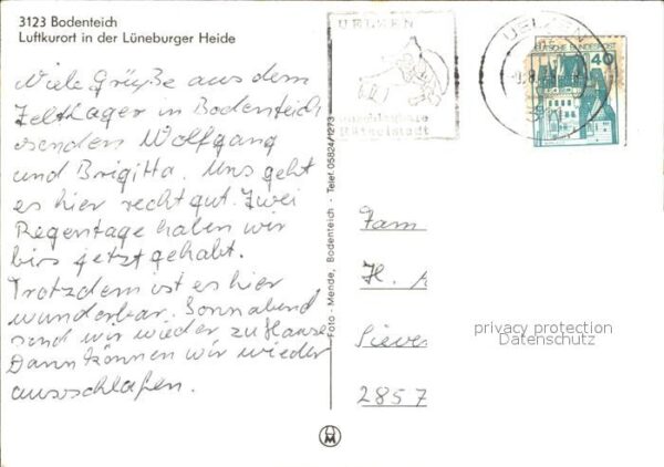 Bodenteich Minigolf See Kirche Lüneburger Heide – Bild 2