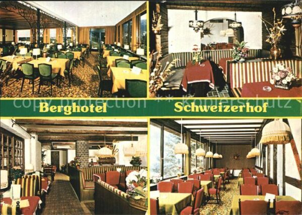Heiligenkirchen Berghotel Schweizerhaus Restaurant Cafe